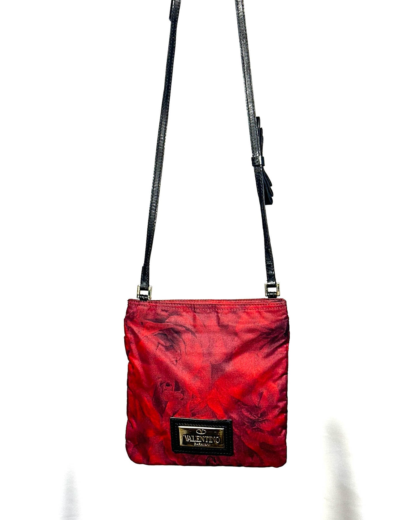 Valentino Rose Print Crossbody