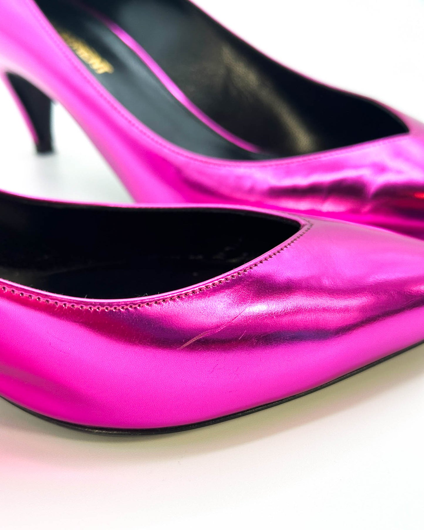 Saint Laurent Kitten Heels- Size 37.5