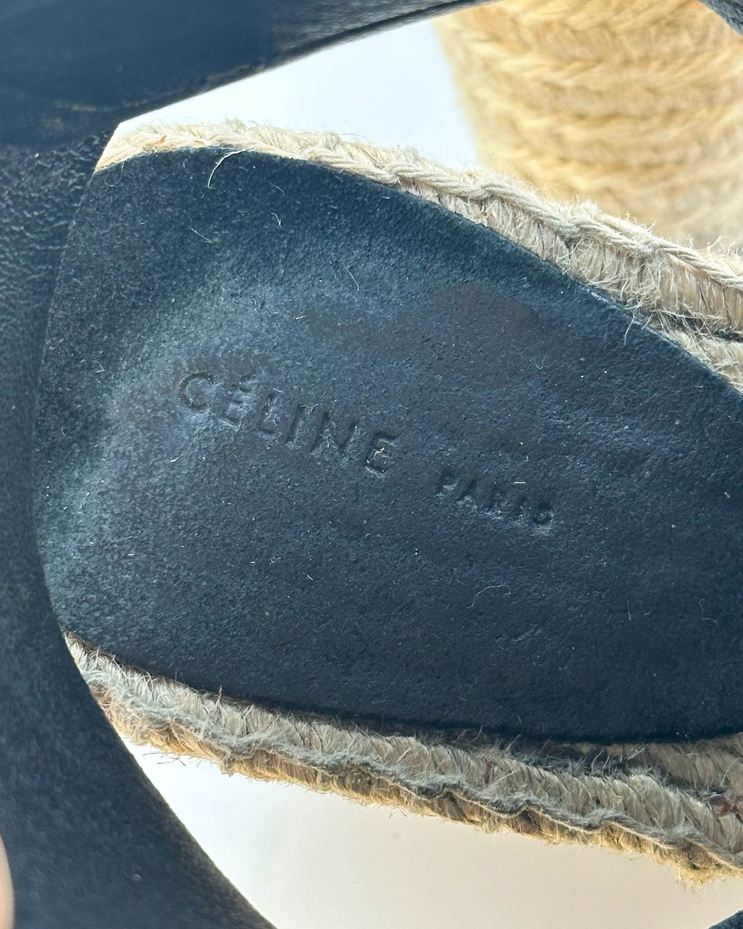 Celine Wedge Espadrilles- Size 39