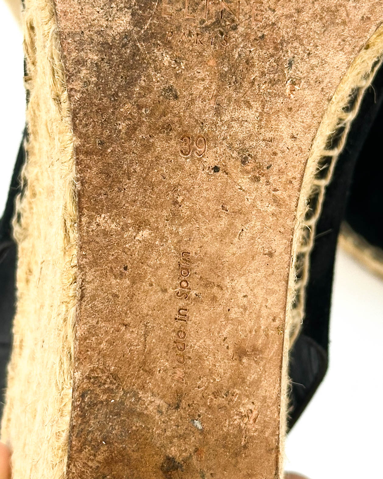 Celine Wedge Espadrilles- Size 39