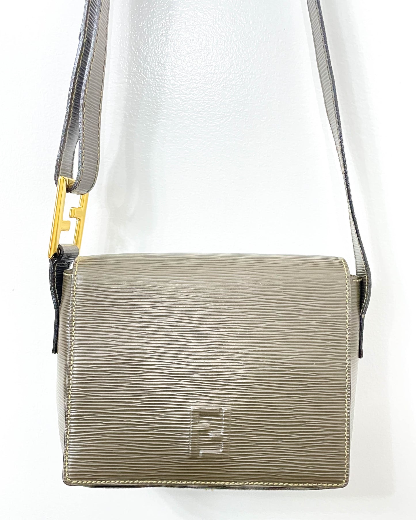 Fendi Epi Leather Crossbody Baguette