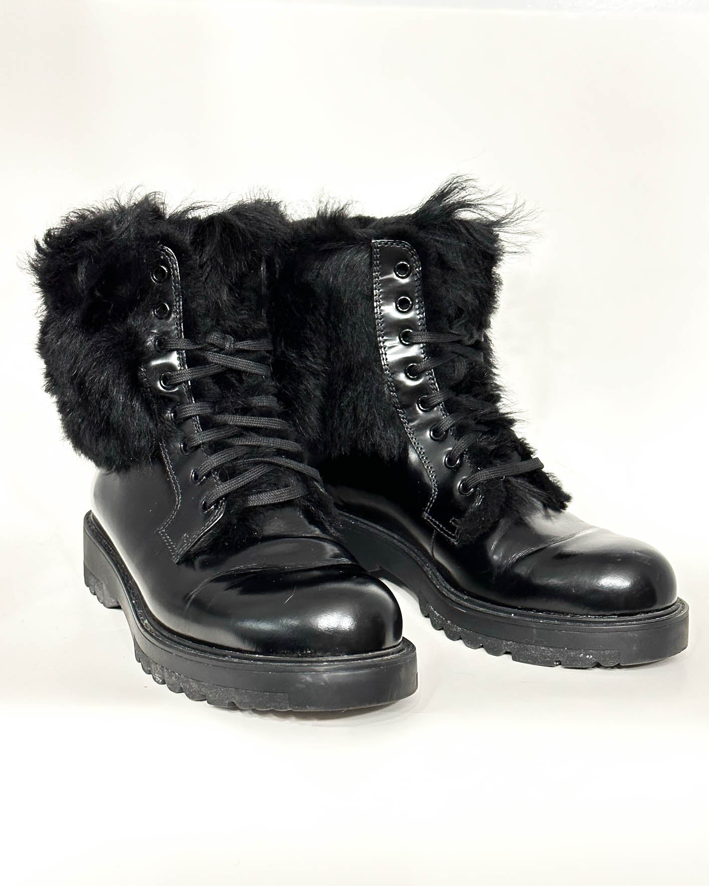 Prada boots with online bags