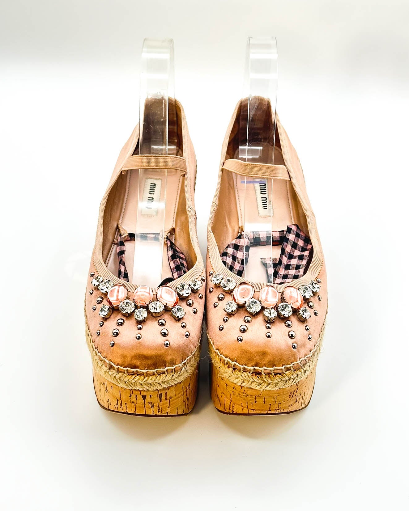 Miu Miu Platform Espadrilles - Size 37.5