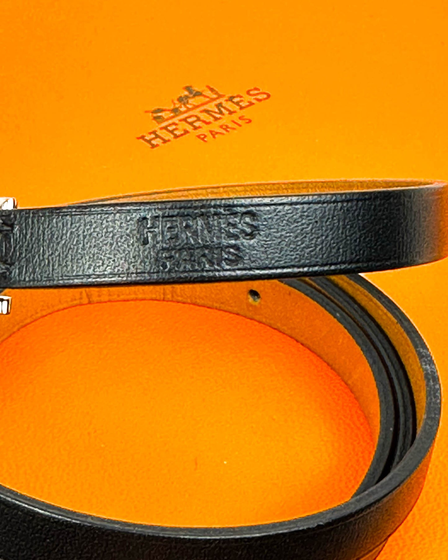 Hermes Behapi Quad Tour Leather Bracelet