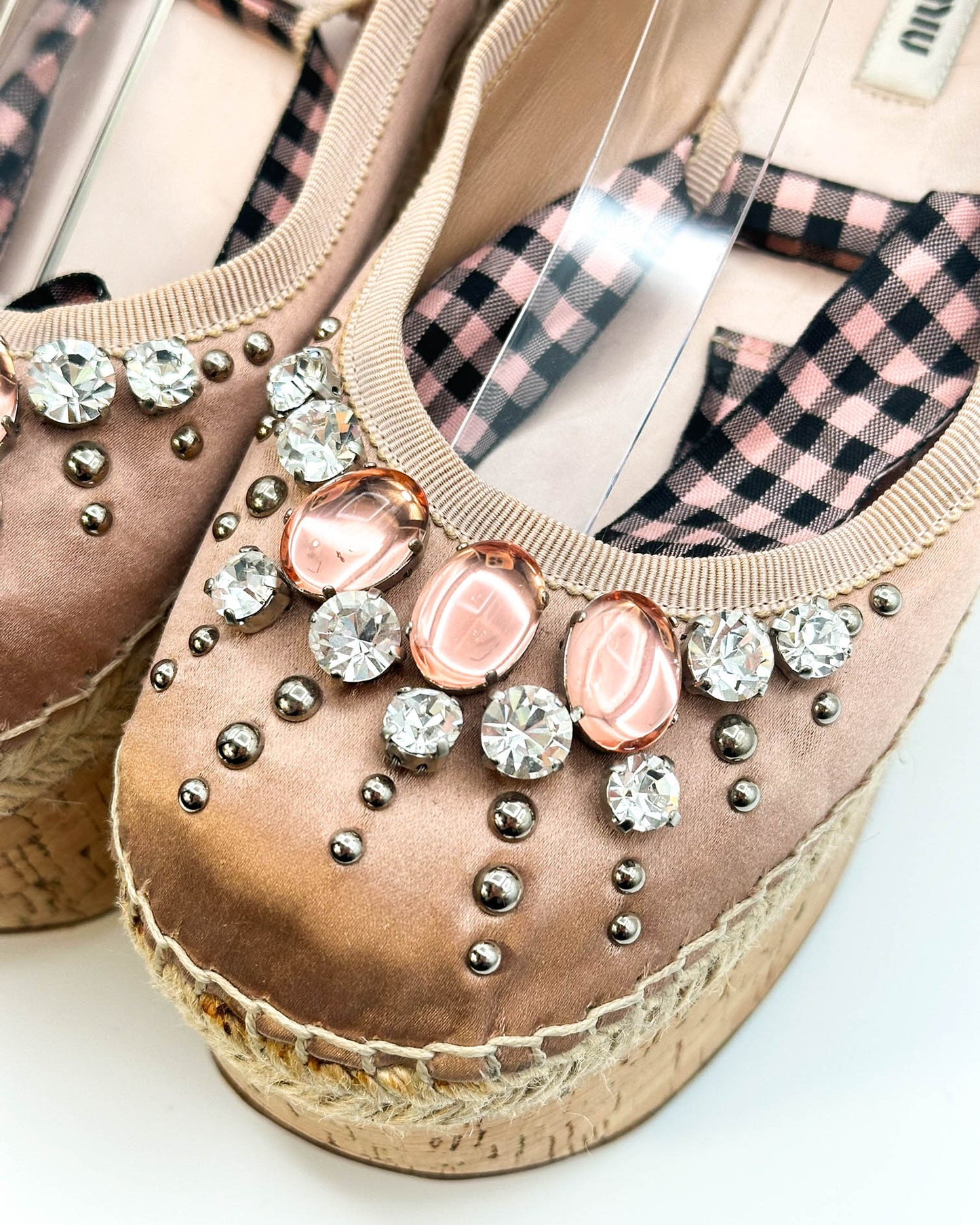 Miu Miu Platform Espadrilles - Size 37.5