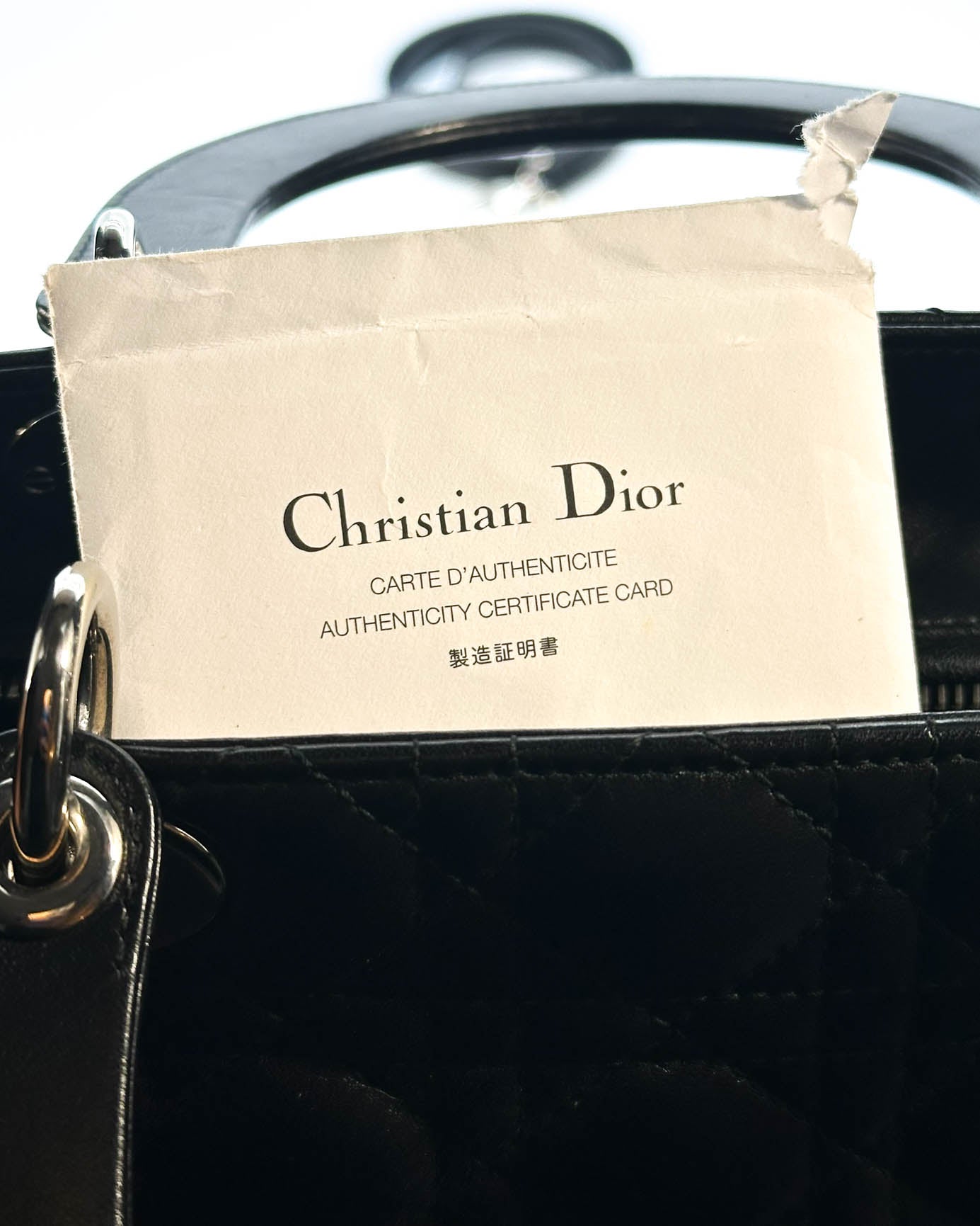 Large Lady Dior Tote