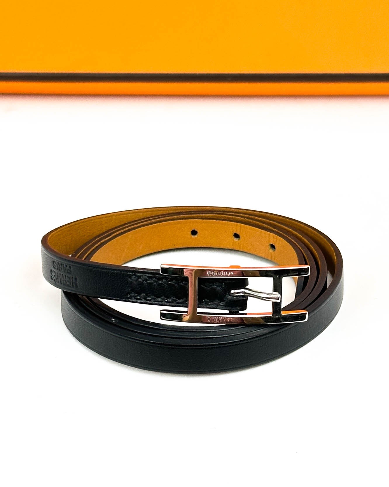 Hermes Behapi Quad Tour Leather Bracelet