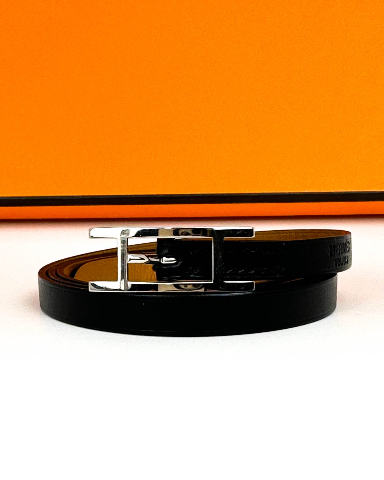 Hermes Behapi Quad Tour Leather Bracelet