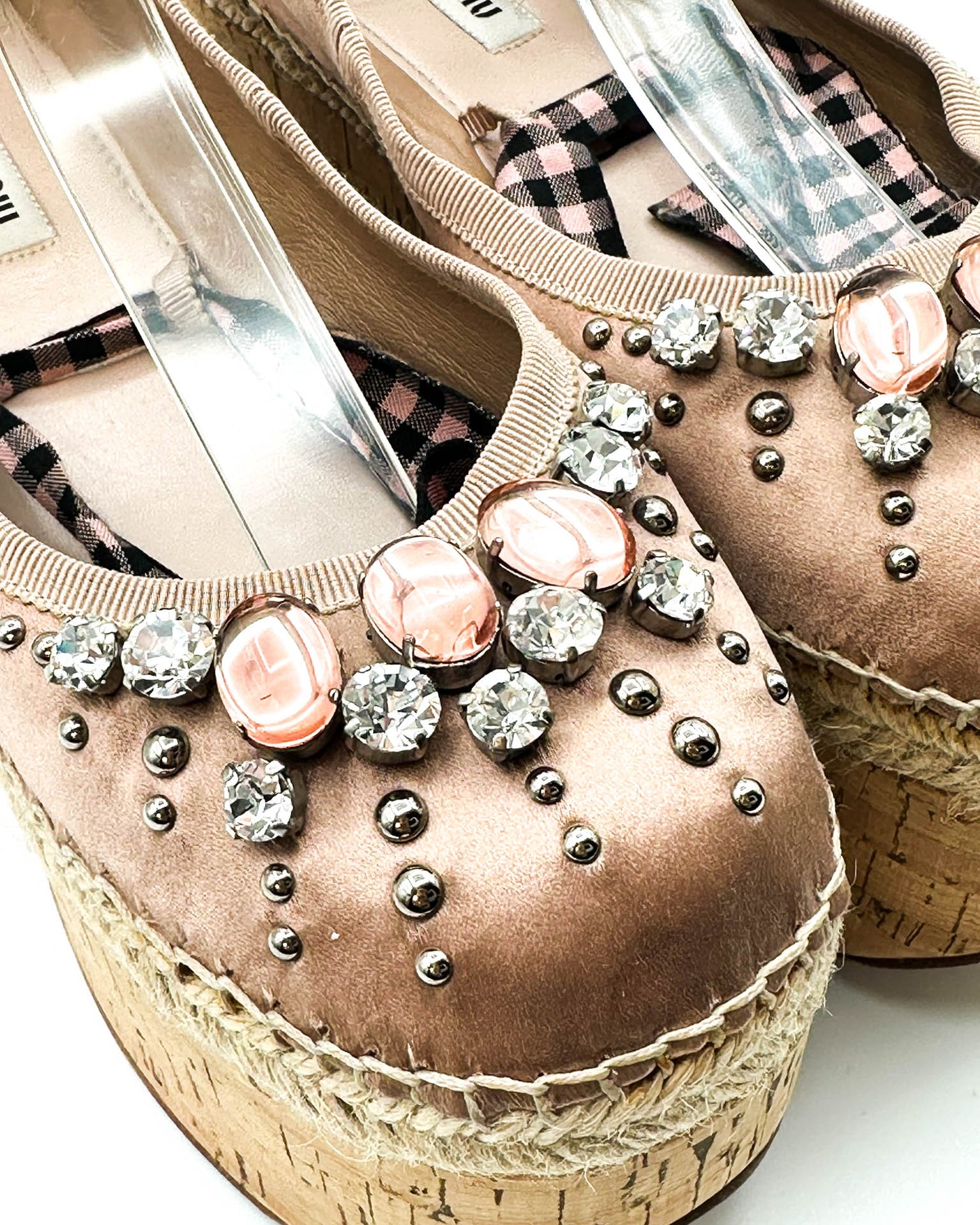 Miu Miu Platform Espadrilles - Size 37.5