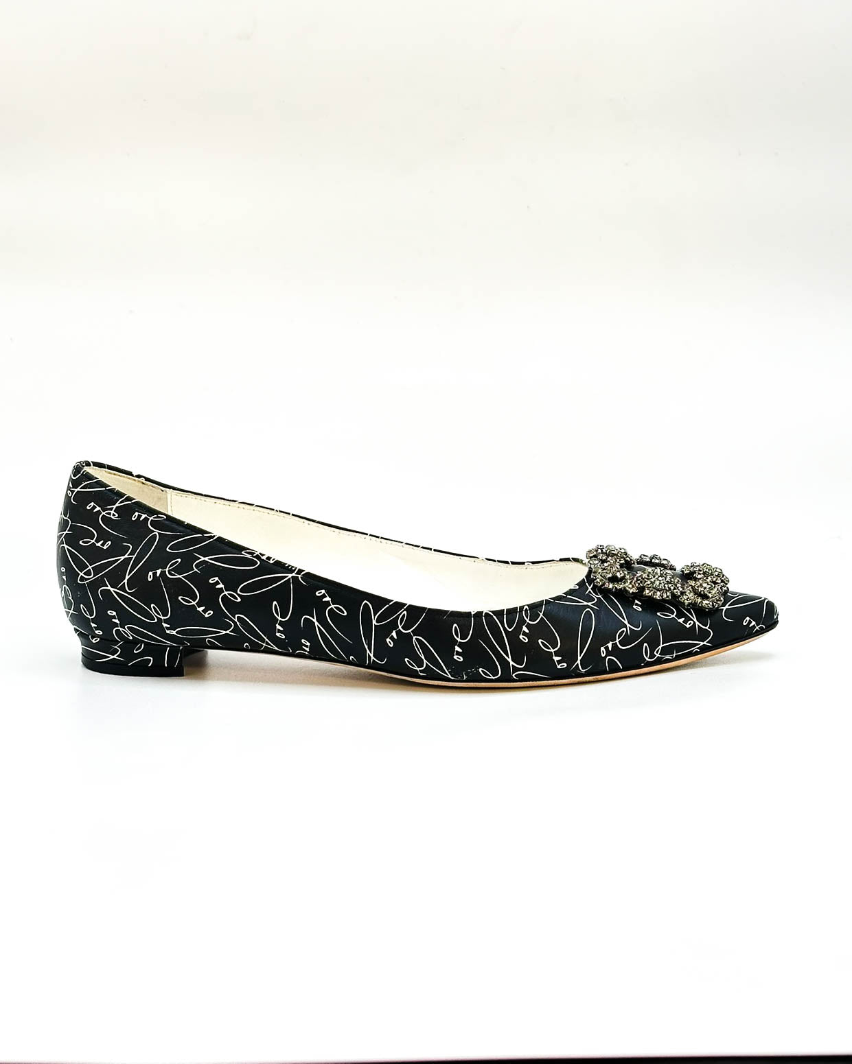 Manolo Blahnik Hangisi Flats- Size 38
