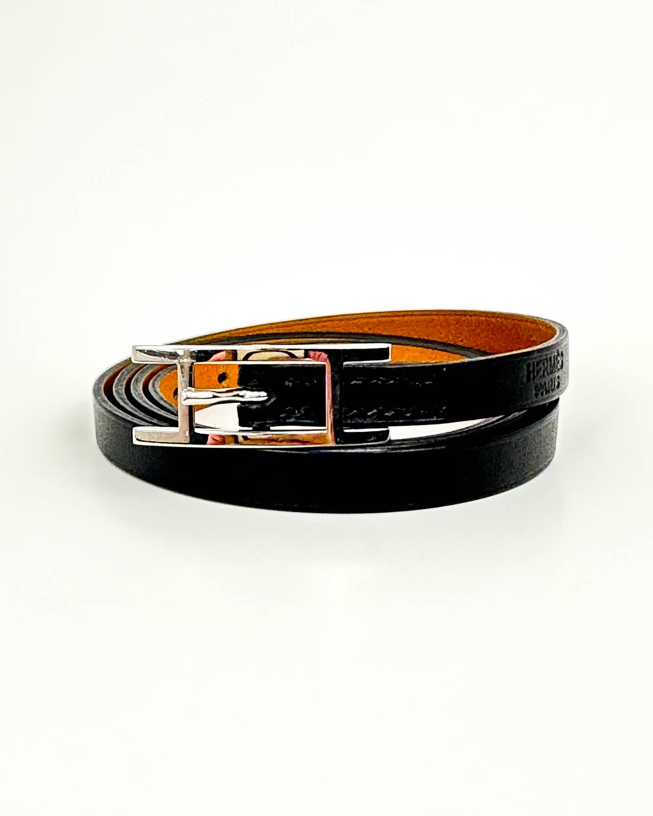 Hermes Behapi Quad Tour Leather Bracelet