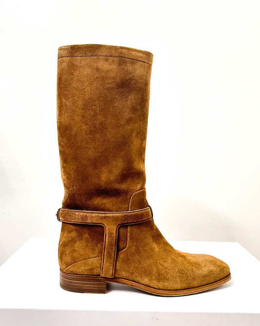 Christian Dior Suede Boots- Size 38.5