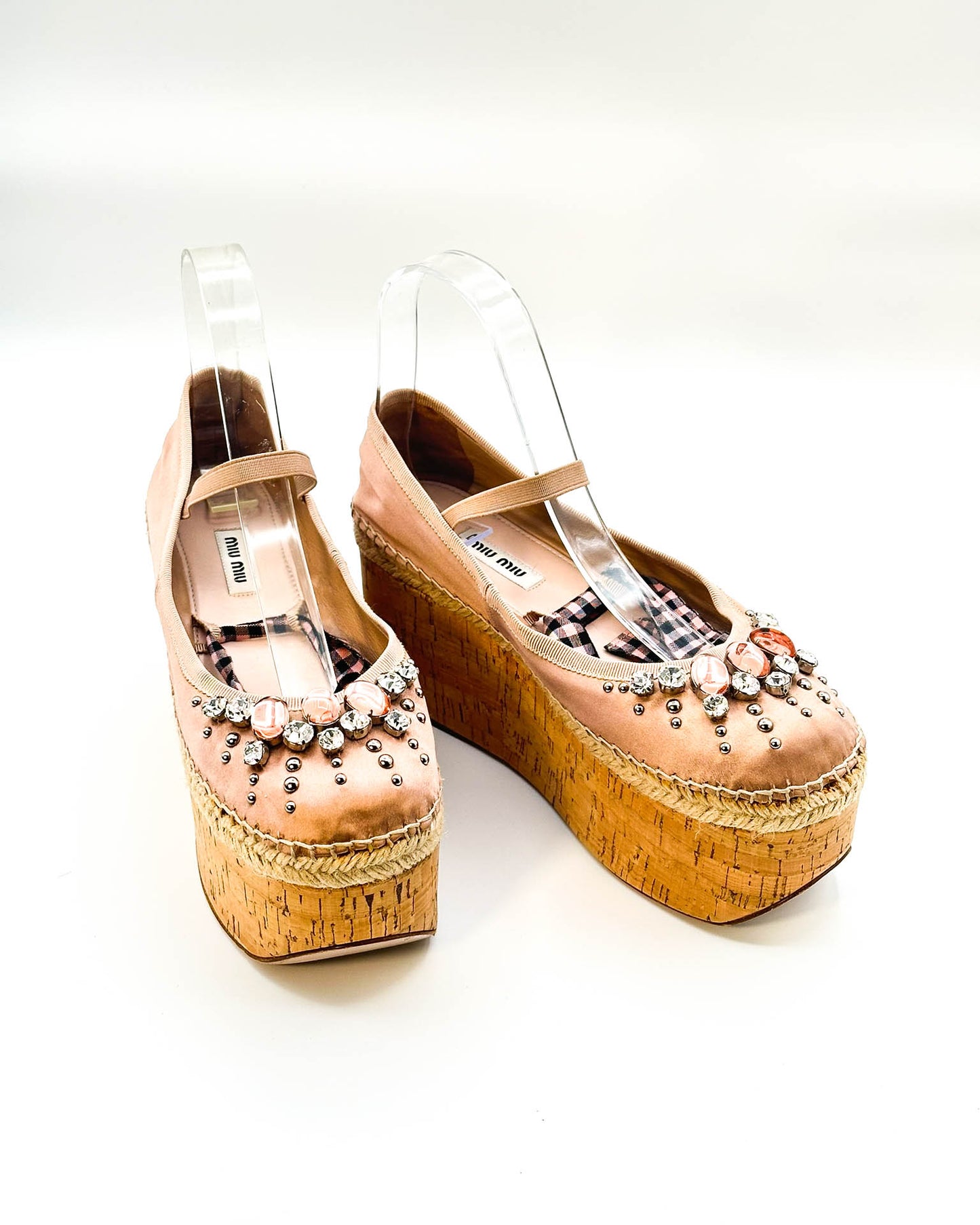 Miu Miu Platform Espadrilles - Size 37.5
