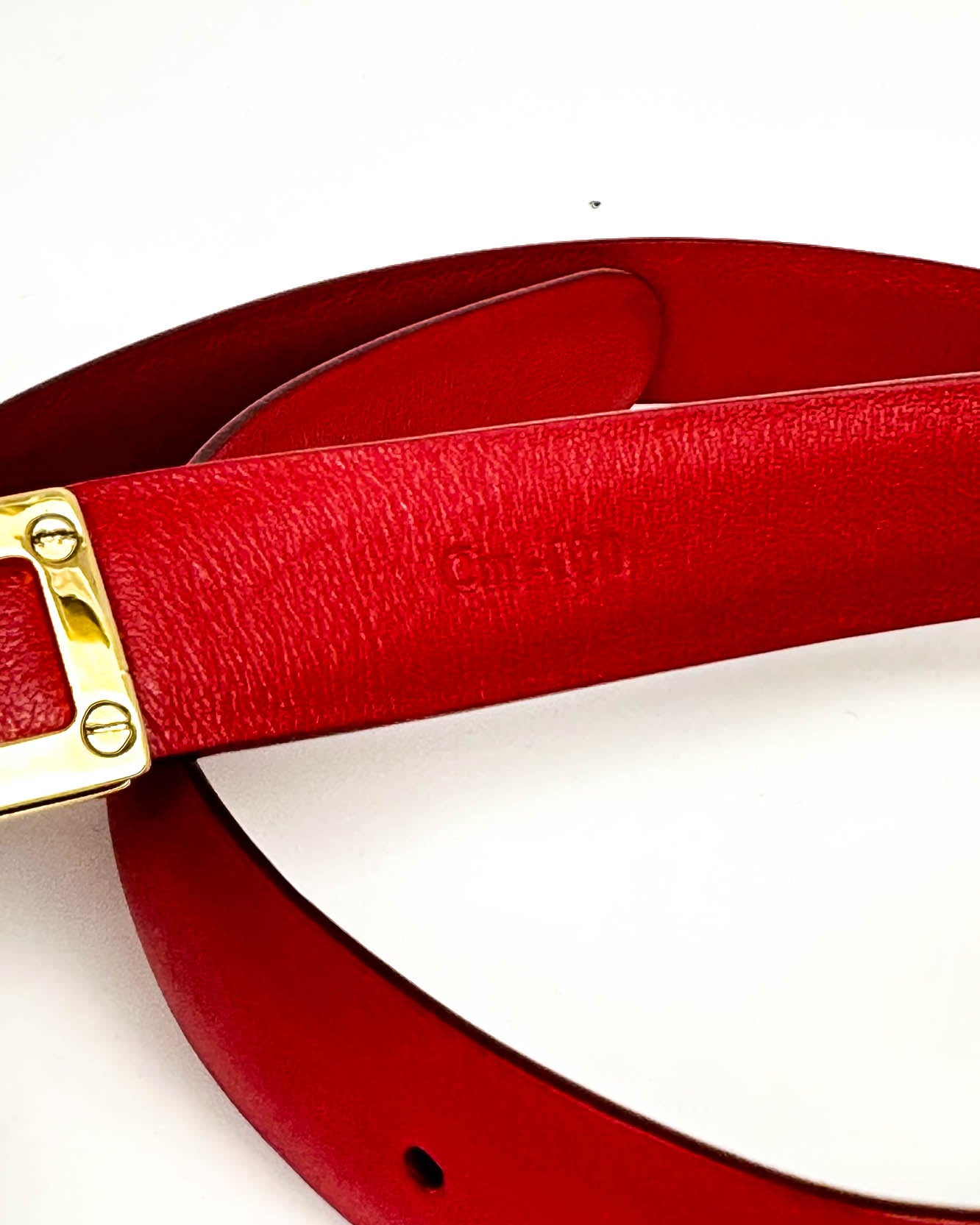 Salvatore Ferragamo Skinny Belt- Size 38-40