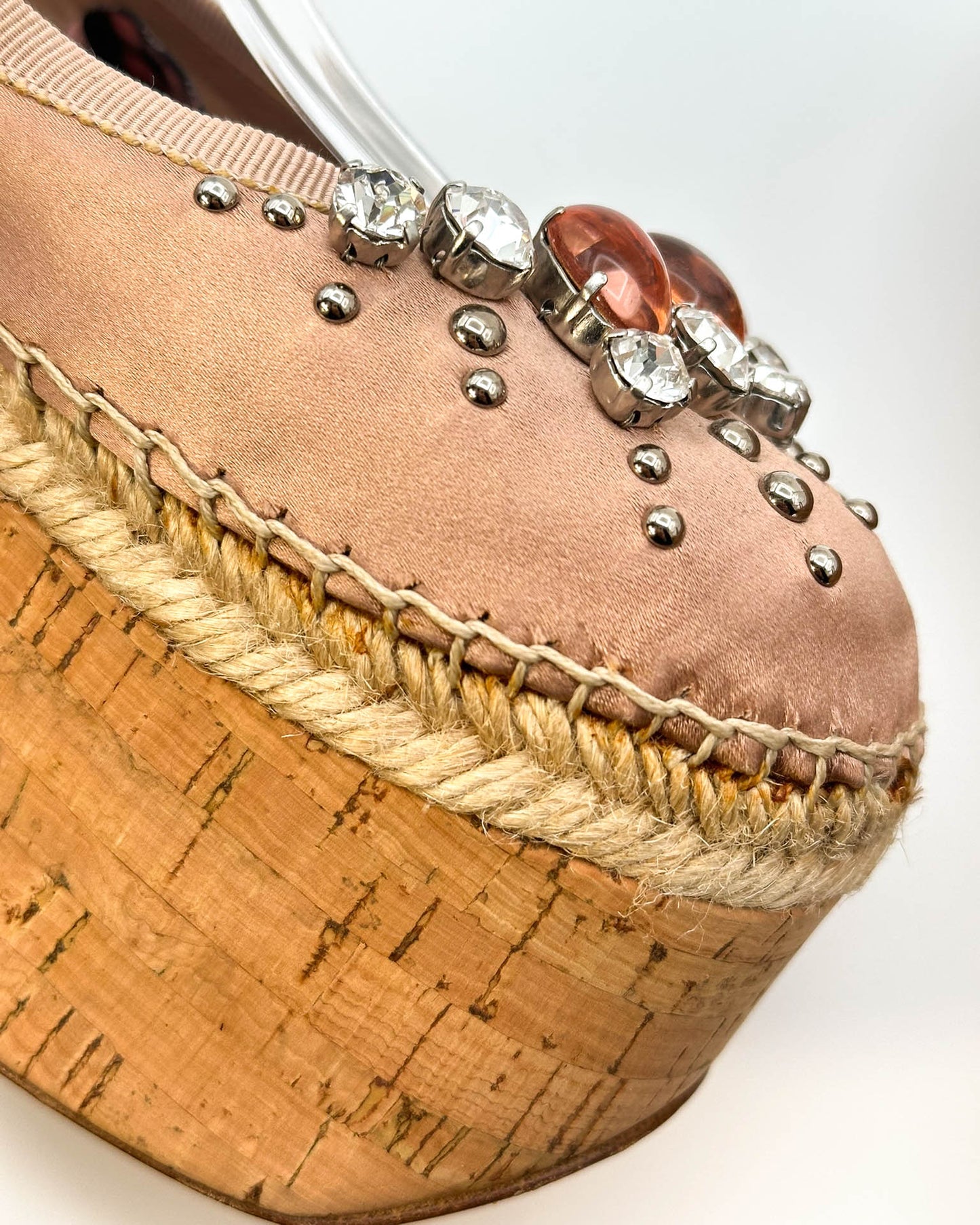 Miu Miu Platform Espadrilles - Size 37.5