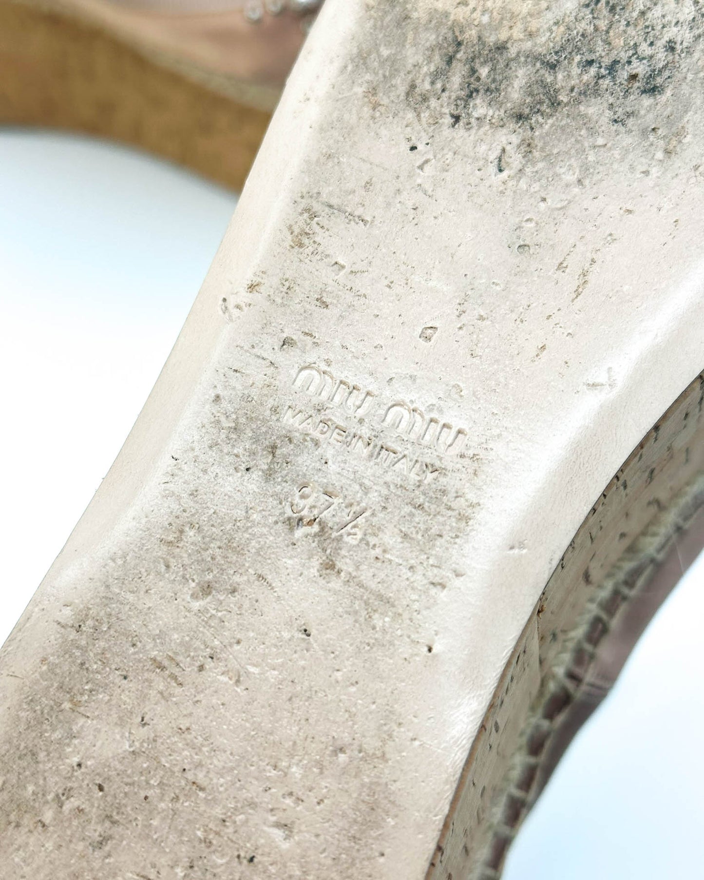 Miu Miu Platform Espadrilles - Size 37.5