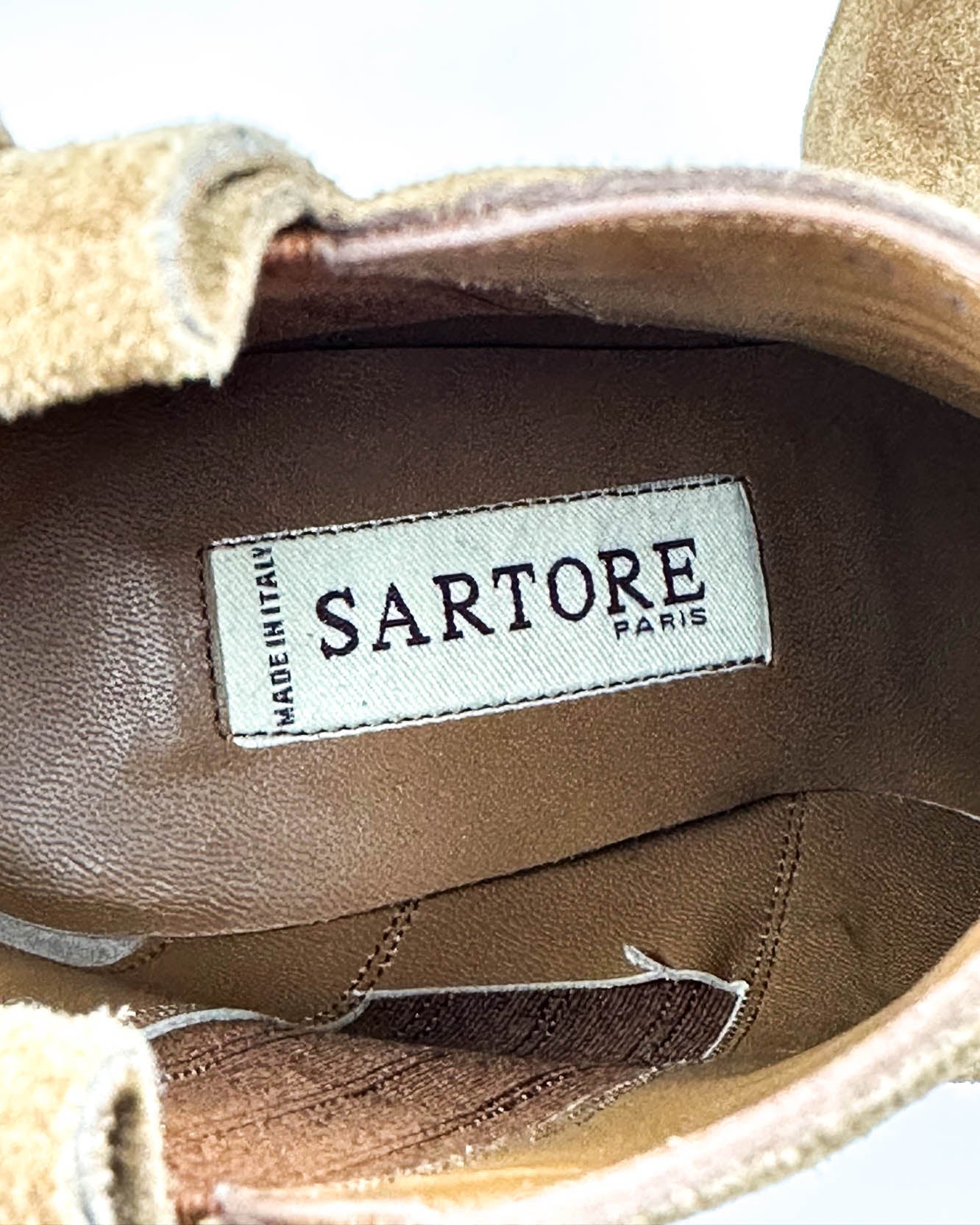 Sartore Suede Boots- Size 38