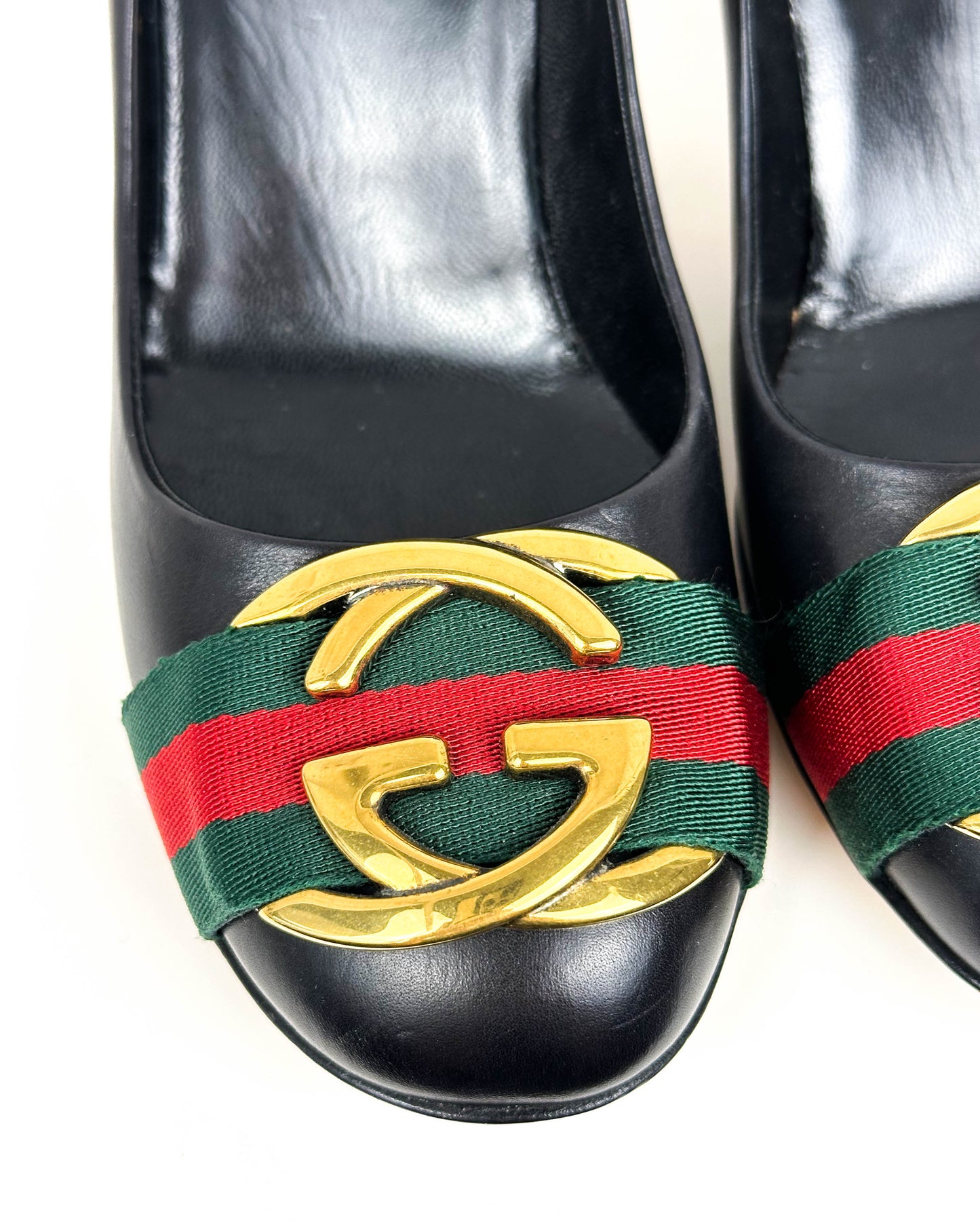 Gucci Interlocking G Pumps- Size 35.5