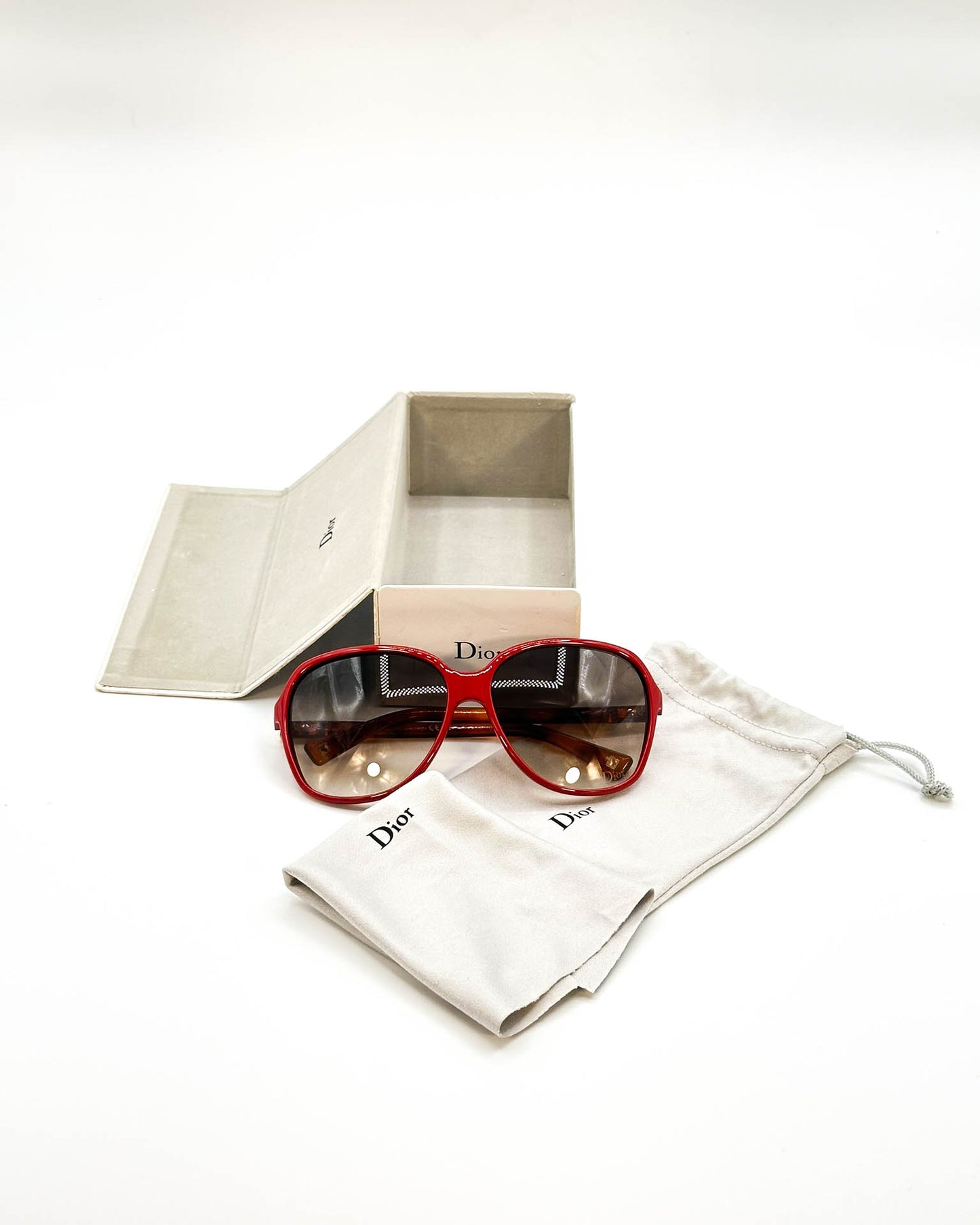 Dior Red Rim Sunglasses