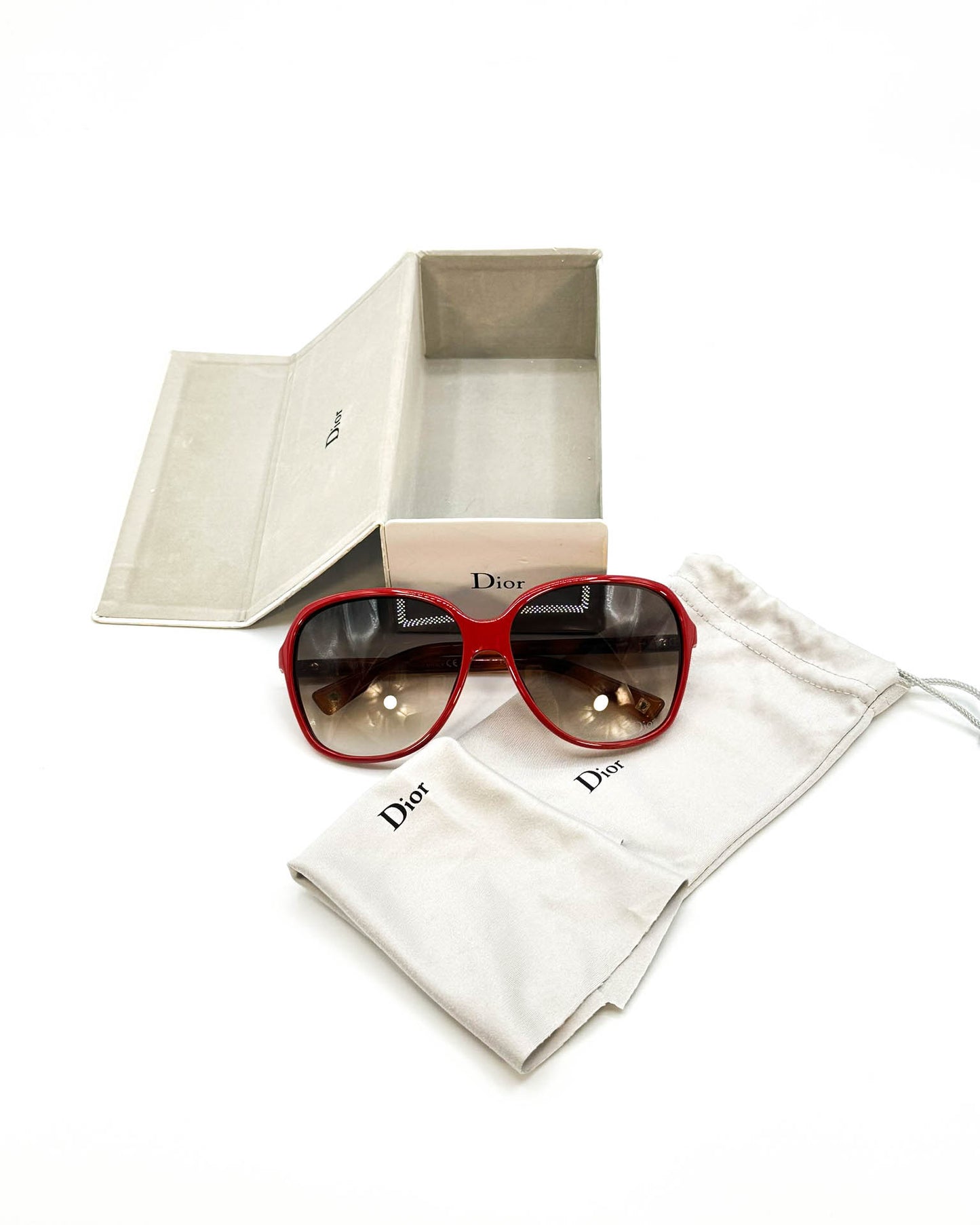 Dior Red Rim Sunglasses