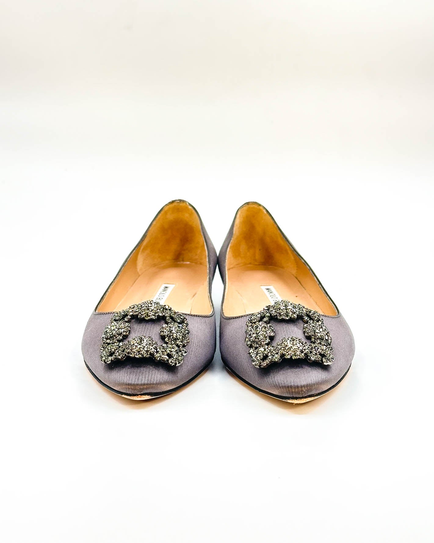 Manolo Blahnik Hangisi Flats- Size 38