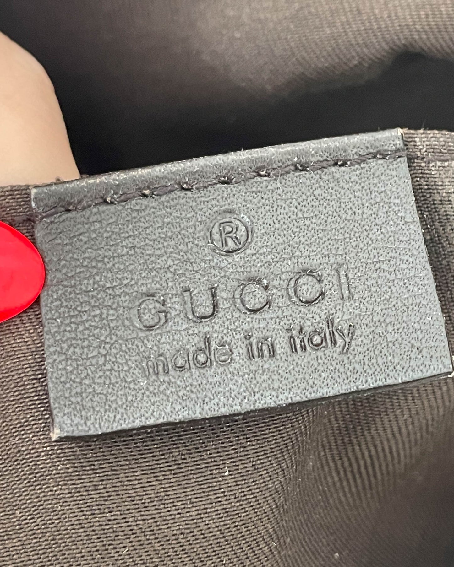 Gucci Canvas and Leather Trophy Tote Bag