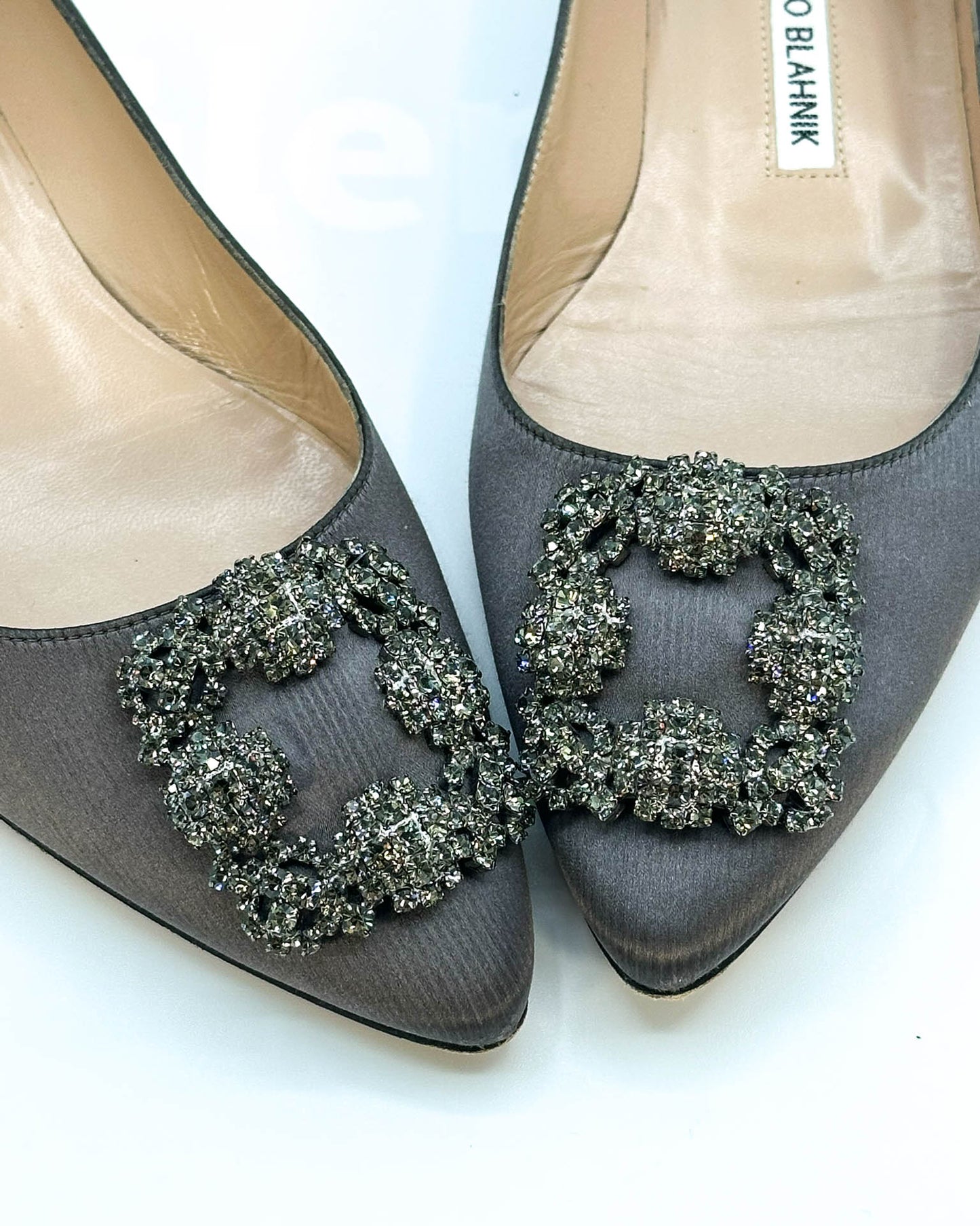 Manolo Blahnik Hangisi Flats- Size 38