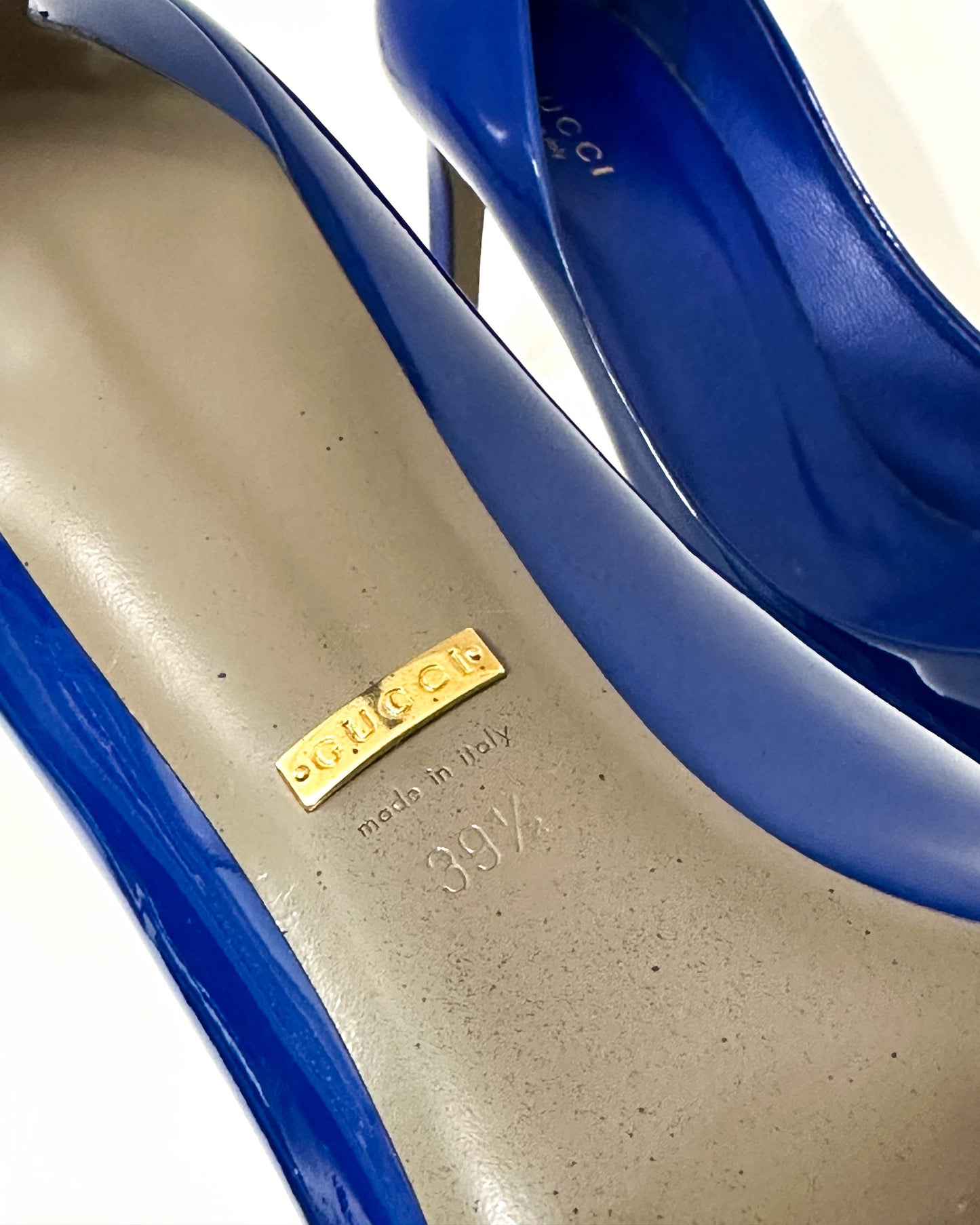 Gucci Electric Blue Pumps- Size 39.5