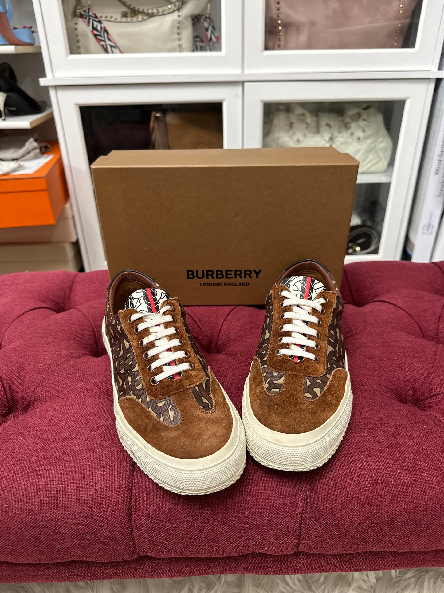 Burberry Nelson Sneakers- Size 39