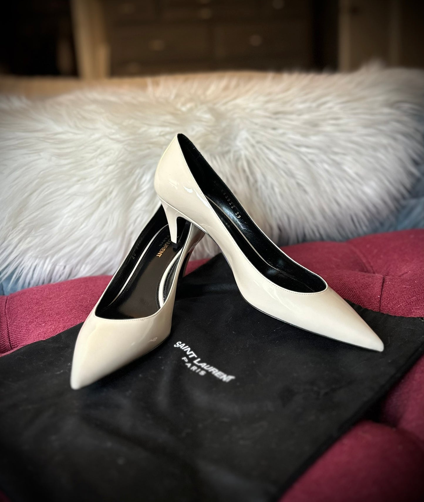 Saint Laurent Kitten Heels- Size 39