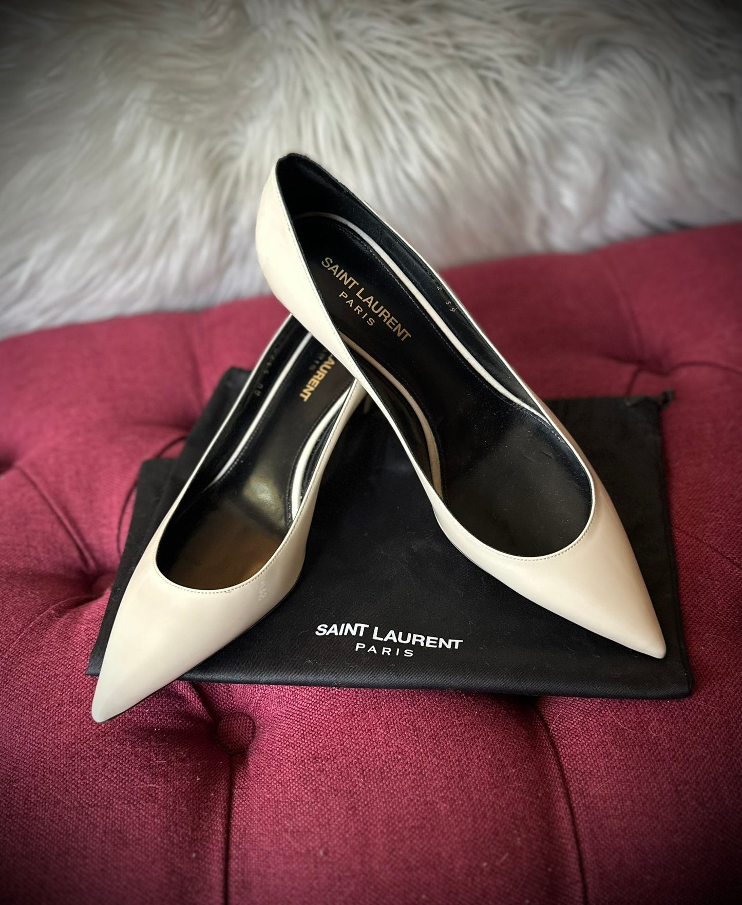 Saint Laurent Kitten Heels- Size 39