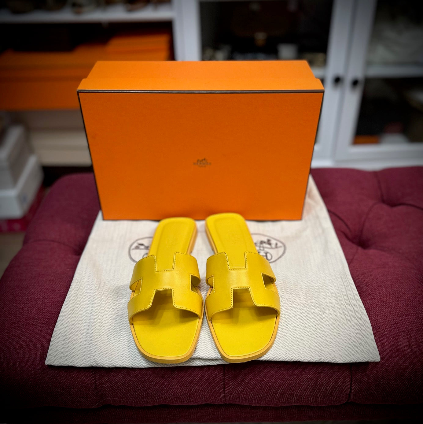 Hermes Oran Sandals- Size 39