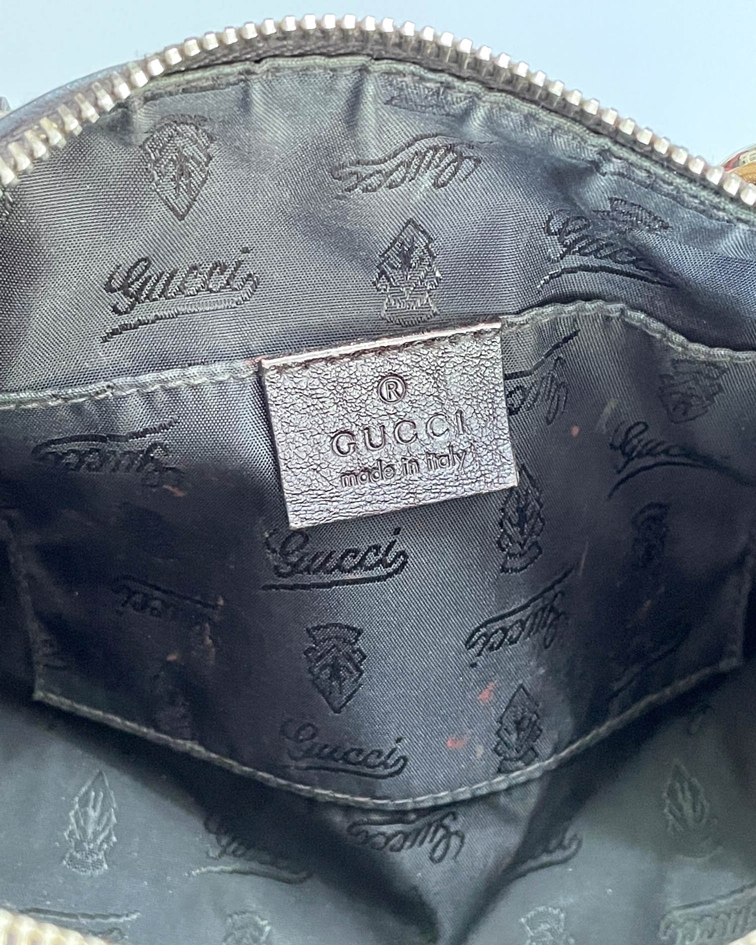 Gucci, Bags, Gucci Metallic Black Crystal Boston Handbag