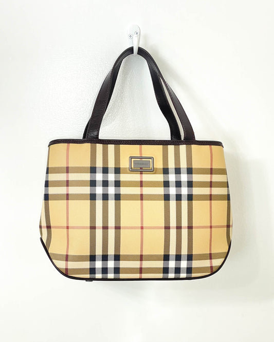 Burberry Beige Check Purse