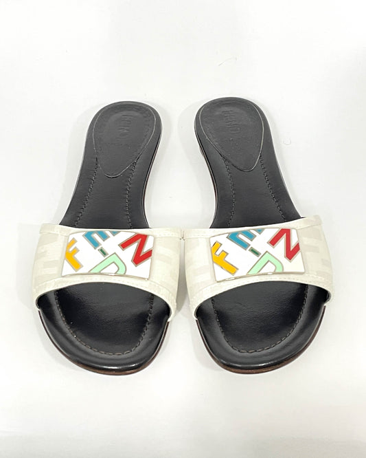 Fendi Signature Sandals - Size 38