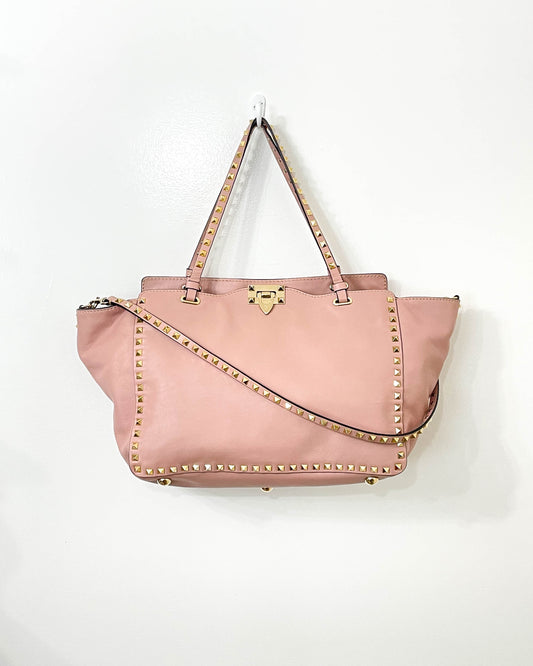 Valentino Rockstud Crossbody Tote