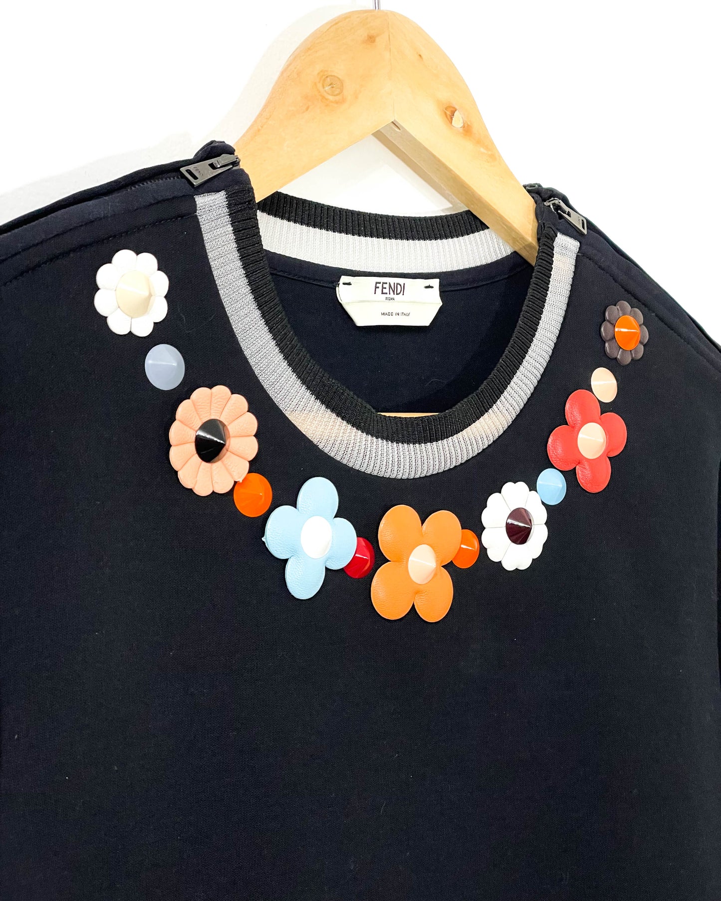 Fendi Flowerland Pullover- Size 40 (US 4-6)