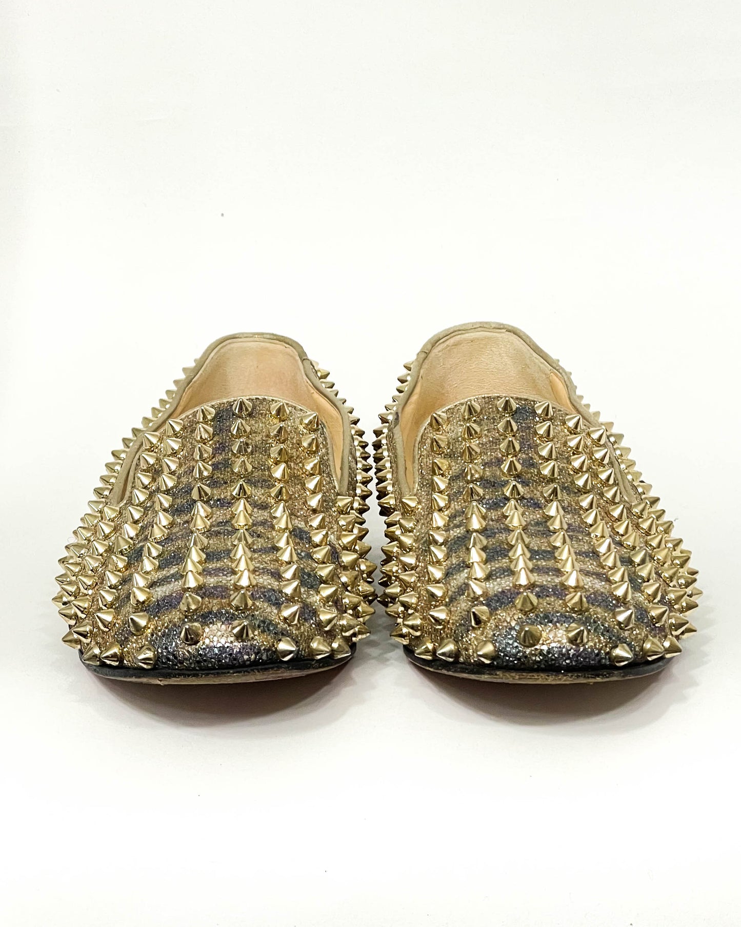 Christian Louboutin Spike Loafers - Size 38