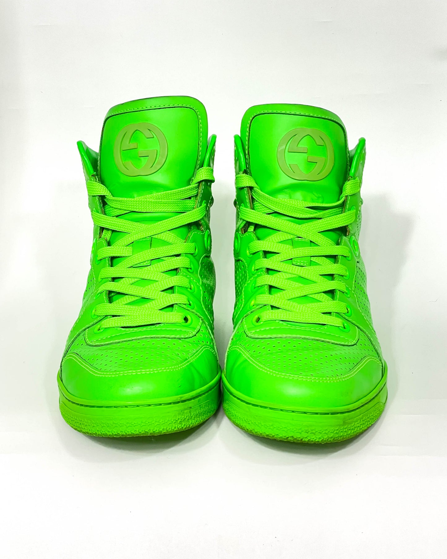 Gucci Neon High Tops- Size 6 Mens