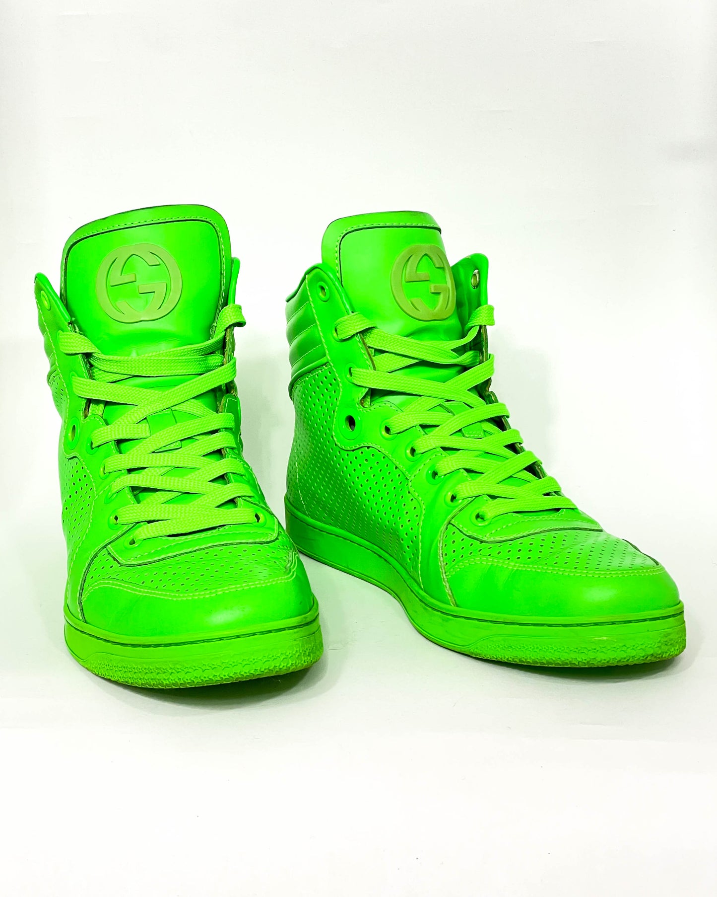 Gucci Neon High Tops- Size 6 Mens