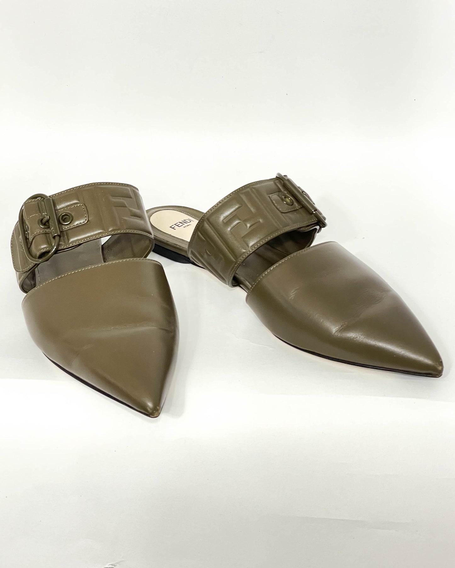 Fendi Sabot Mules- Size 40