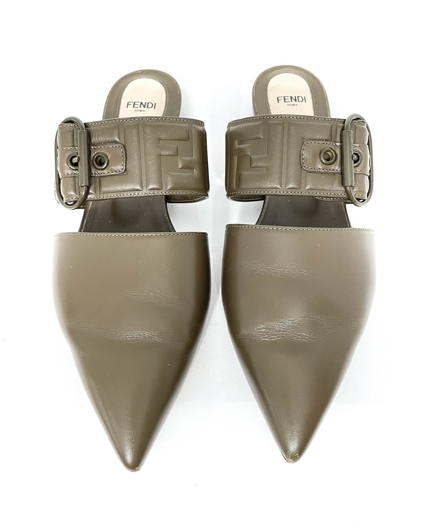 Fendi Sabot Mules- Size 40