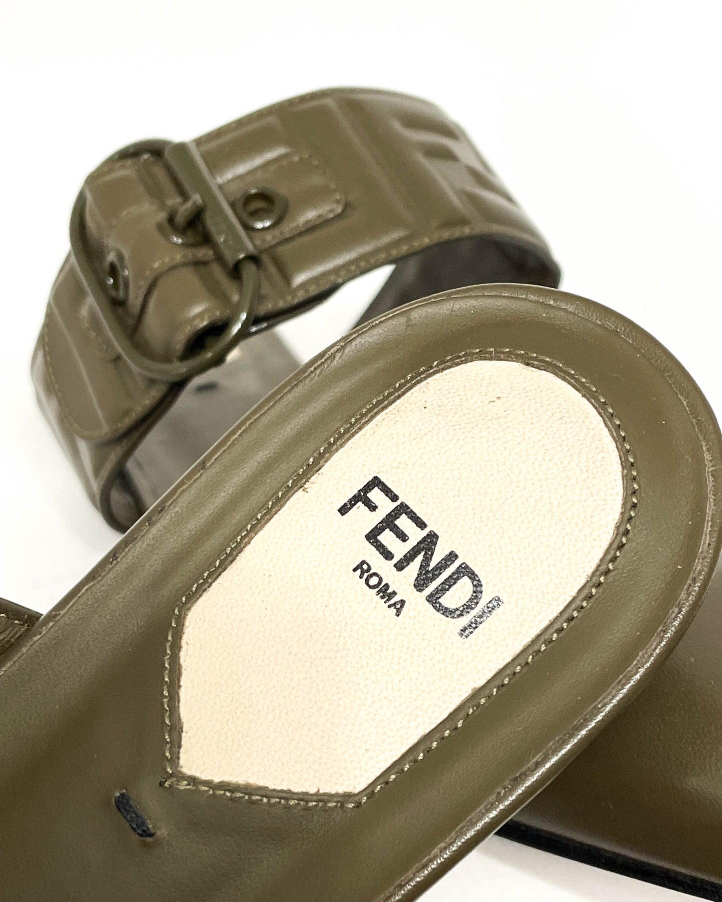 Fendi Sabot Mules- Size 40