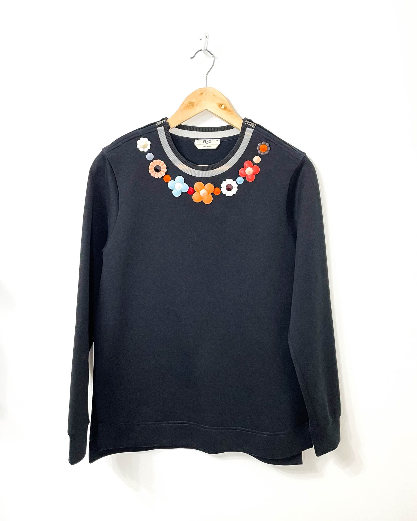 Fendi Flowerland Pullover- Size 40 (US 4-6)