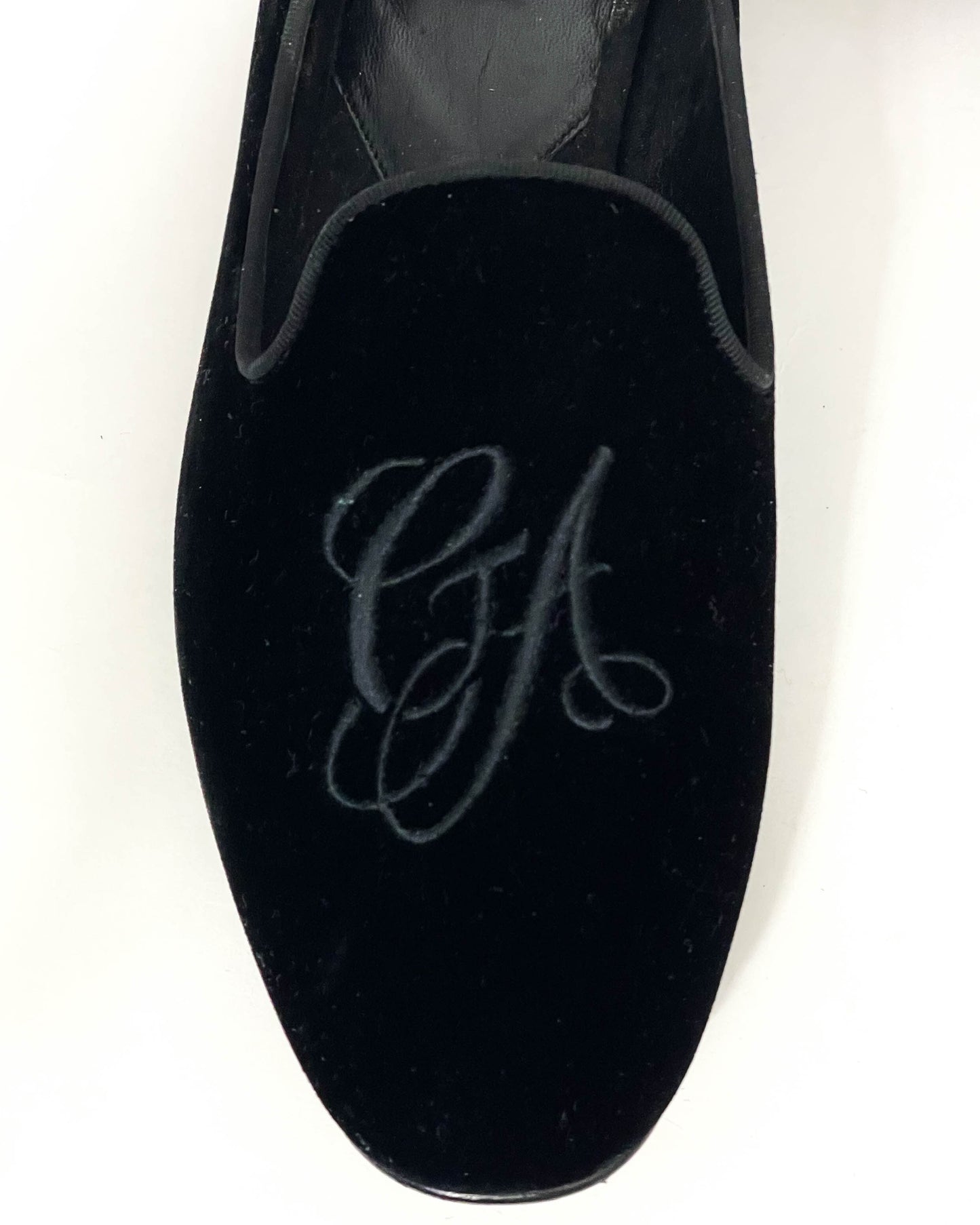 Giorgio Armani Velvet Loafers- Size 39