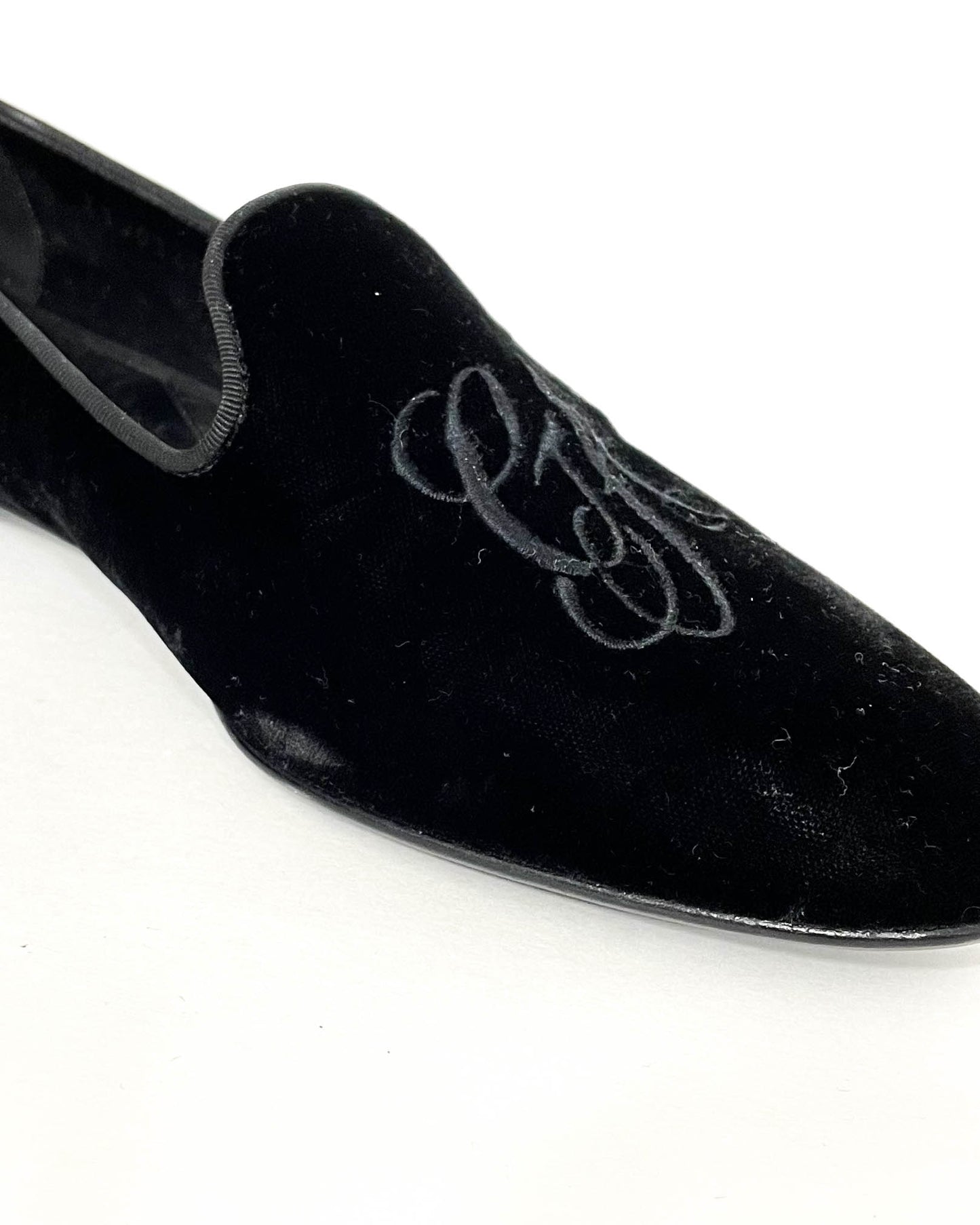 Giorgio Armani Velvet Loafers- Size 39