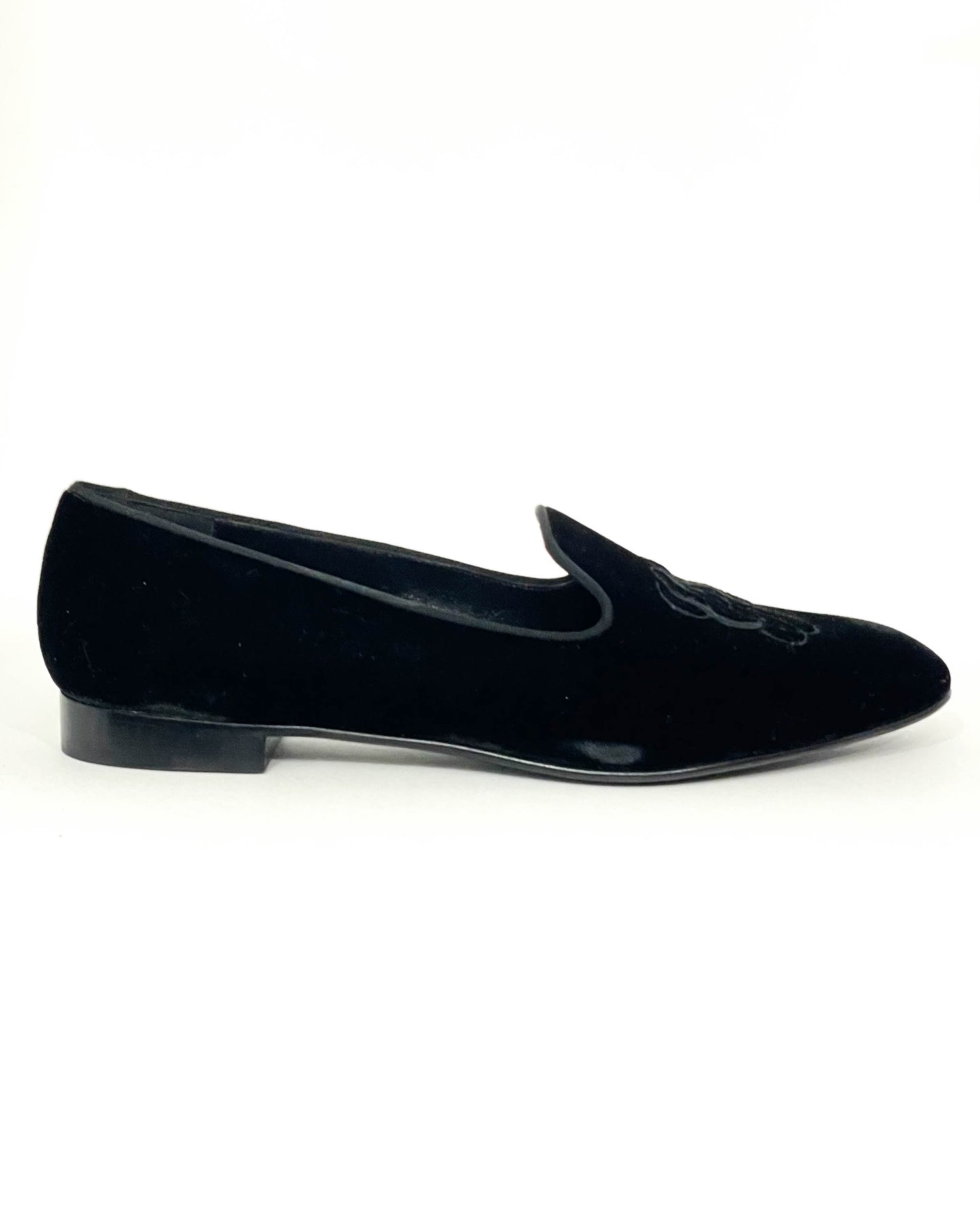 Giorgio Armani Velvet Loafers- Size 39