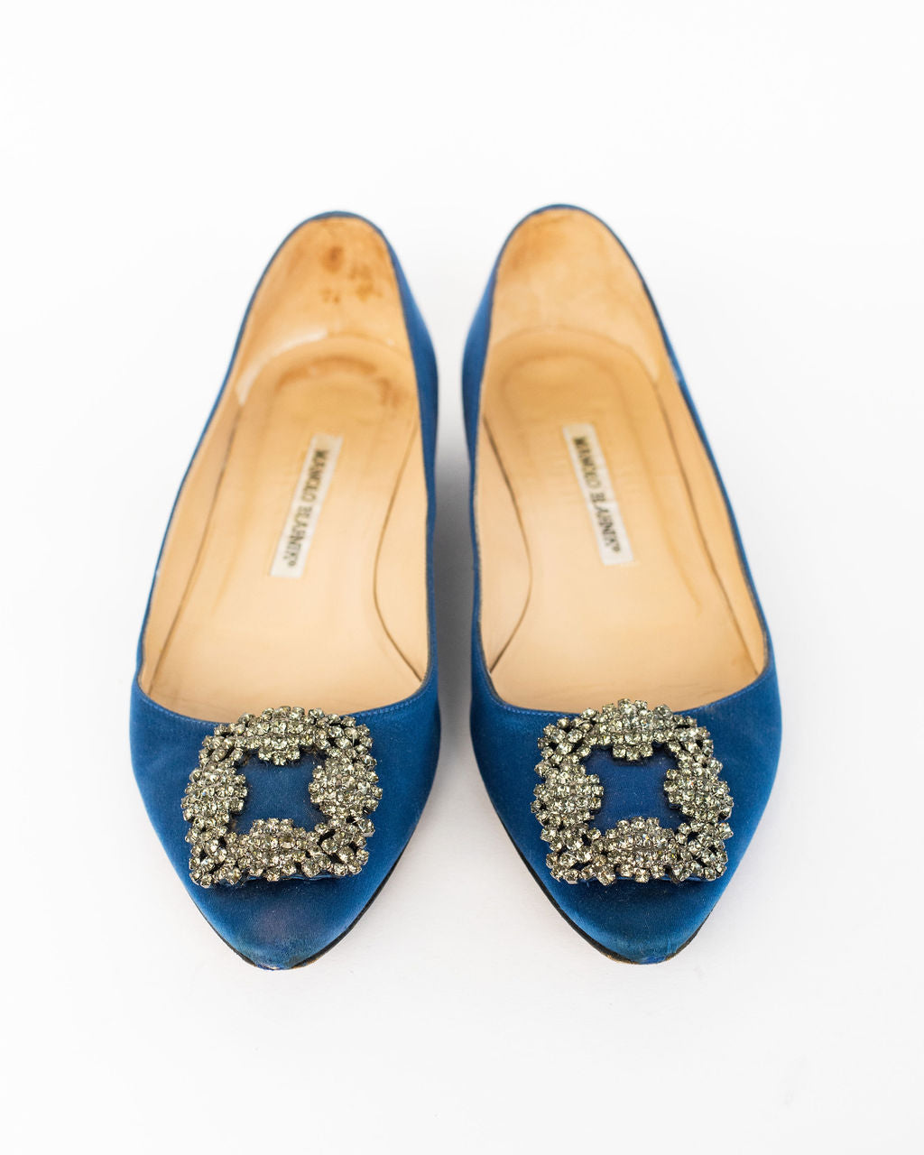 Manolo Blahnik Hangisi flats - Size 38 – Haute Shoes & Bags