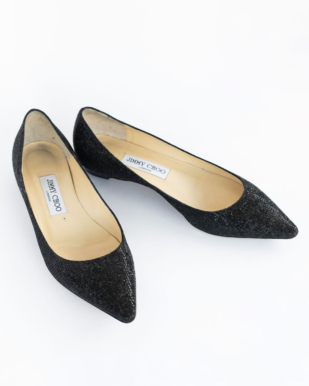 Jimmy choo sale romy flat glitter