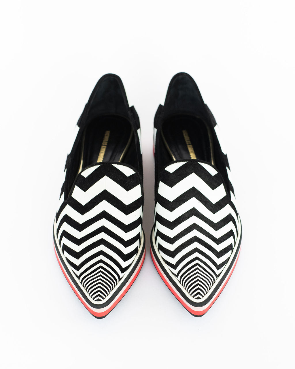 Nicholas Kirkwood Chevron Sneakers - Size 38